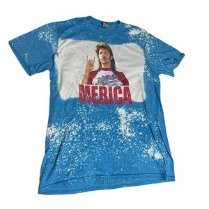 Joe dirt custom ‘Merica blue short sleeve